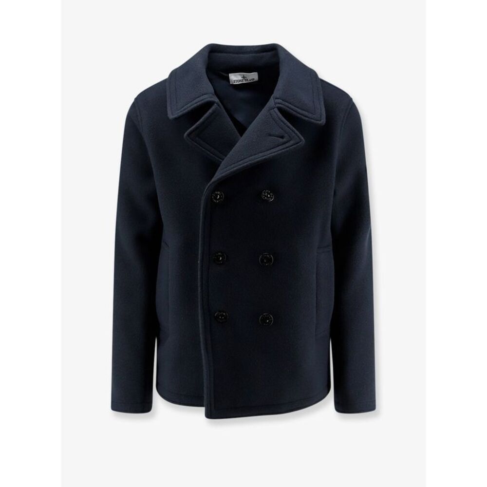 Stone Island Men Wool Blend Coat